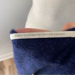 Twelfth Street by Cynthia Vincent Navy Blue Cashmere Knit Sweater Dress Size M Photo 5