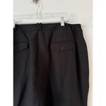 Talbots  Heritage 100% Linen Pleated Black Dress Pants Women’s Size 20W Photo 3