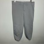 Mizuno women’s softball pants light gray size XL athletic activewear Photo 1