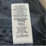 Free People  Black Midnight Satin Full Zip Oversized Bomber Jacket L Photo 10