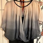 Joseph A Ombré Dolman Blouse—goes from Light/Blush Pink to Off White, Beautiful, Unique Photo 1