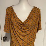 Michael Kors Women Design Cowl Neck Marigold Top Shirt - Size XL - NEW With Tags Photo 1