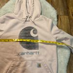 Carhartt  Graphic Hoodie Omens Size XS Pink Sweatshirt Pullover‎ Photo 3
