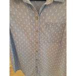 Faded Glory  Womens Size L (12-14) Light Blue with White Anchor Sleeveless Top Photo 2