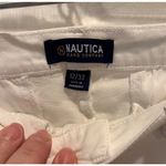 Nautica  Pants Womens 12 White Twill Chino‎ Tencel Ankle Trouser Casual Nautical Photo 3
