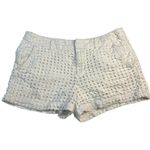 Gap Vintage  3" City Shorts Size 6 Eyelet White Lined Pockets Coastal Summer‎ Photo 7