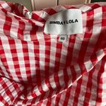 Bimba y Lola Red Plaid Skirt sz 40(S) Photo 2