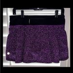 Lululemon Pace Rival Skirt Flashback Powdered Rose Tender Violet Black Size 6 Photo 4