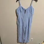 J.Crew Sleeveless Seaside Stripe Linen Jumpsuit- Size 10 Photo 3