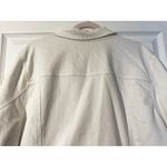 Christopher & Banks Curvy 3x White Denim Jean Jacket Rhinestone Embellishments Photo 6