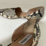 Steve Madden  Black and Cream Snakeskin Flats like new !! Photo 2