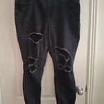 Maurice's  XL  Black Distressed Skinny Jeans Photo 1