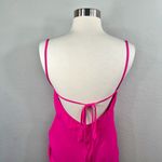 Amanda Uprichard Jasalina Ruched Mini Dress Hot Pink Photo 4