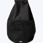Victoria's Secret Victoria Secret Black Drawstring Backpack Photo 2