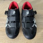 Peloton Shoes Womens 7 38 Black Red Cycling Shoes Bike Cleats Biking Spinning Photo 3