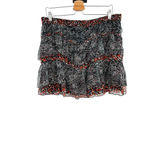 IRO  Tulcie Mini Skirt Animal Printed Ruffle 40 US 8‎ Photo 3