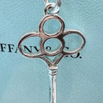 Tiffany & Co. Large Crown Key Pendant Necklace Sterling Silver 925 24” Retired Photo 0