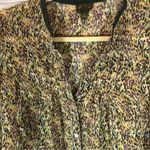 Anthropologie Fei  silk floral blouse size 4 Photo 2