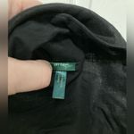 Ralph Lauren Lauren  Black 100% Linen Fit & Flare Skirt Photo 3