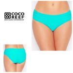 Coco reef New.  aqua mid rise bikini bottom. XL Photo 1