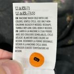 American Eagle  SZ Large Ditsy Black Floral Dress Purple Ruffle Bell Sleeves Boho Photo 4