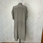 Kain Label Tan‎ Beige Silk Short Sleeve Shirtdress Size US 8 Tan Photo 9