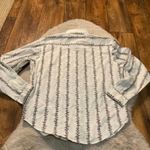 White Horse Size Small Western Floral Pearl Snap White Floral Stripe Womens Long Photo 6