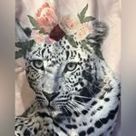 Pink animal print bomber jacket size S Photo 2