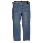 Halara  Flex™ High Waisted Straight Leg Washed Casual Jeans with Pockets Photo 3