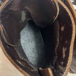 Steve Madden Brown Leather Fame Military Style Boots Fisherman Core B19B Photo 12