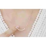 Boutique Bar Necklace Rose Gold Filled K18 Necklace, 16-18" Photo 9