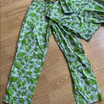 Needham Lane XS Green & Blue Palm Frond Pajamas Photo 1