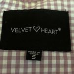 Velvet Heart Women's Corduroy Pink Button Up Collared Long Sleeve Lapel Coat S Photo 2