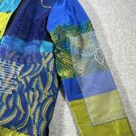 Marsh Landing  Jacket Womens Medium Floral Embroidered Applique Patch Button up Photo 5