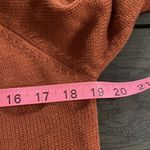 Love Riche  Sweater ruffle Autumn colors large rust orange  ruffle sleeve Photo 5