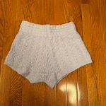 Urban Outfitters Out from Under women’s  light blue cable knit shorts size‎ Large Photo 1