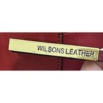 wilson's leather ‎ Burgandy Purse Genuine Leather Roomy Sturdy Fall Elegant Luxe Photo 6