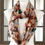 infinity  Scarf, Lightweight Floral Print Photo 4