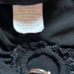 Vintage Goth Handkerchief Dress Black Size M Photo 3