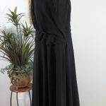 Lulus Women Small Maxi Dress Coveted Ballroom Evening Grown Formal Wear Black Photo 0