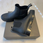 Furuian Black Rain Booties Size 7.5 Photo 0