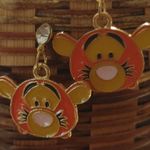Winnie the Pooh Tigger Earrings Orange Photo 1