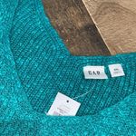 Gap Sleeveless shirt XXL NEW Green Double V-Neck Ribbed Tank Top Linen Photo 2