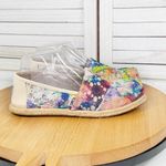 Toms Multicolor Crochet Espadrilles Flats Slip On Shoes Size 6.5 Photo 1