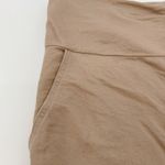 ZARA Womens Wide Leg Jumpsuit Sleeveless Tan Pockets Contrast Trim Casual Small Photo 4