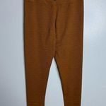 prAna NWT  Becksa Legging Spiced Heather Moisture Wicking Stretch Rib Knit Medium Photo 4