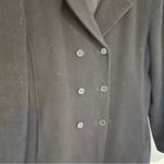 346 Brooks Brothers Black Wool Cashmere Blend Peacoat Coat Size Medium Preppy Photo 2