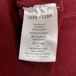 John + Jenn Maroon Burgundy Long Sleeve Fit & Flare Mini Dress Laser Cut Outs L Photo 7