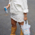 Chelsea & Violet  White denim matching set  Photo 2