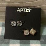Apt. 9  Glittering Silver and Gold Earrings Photo 0